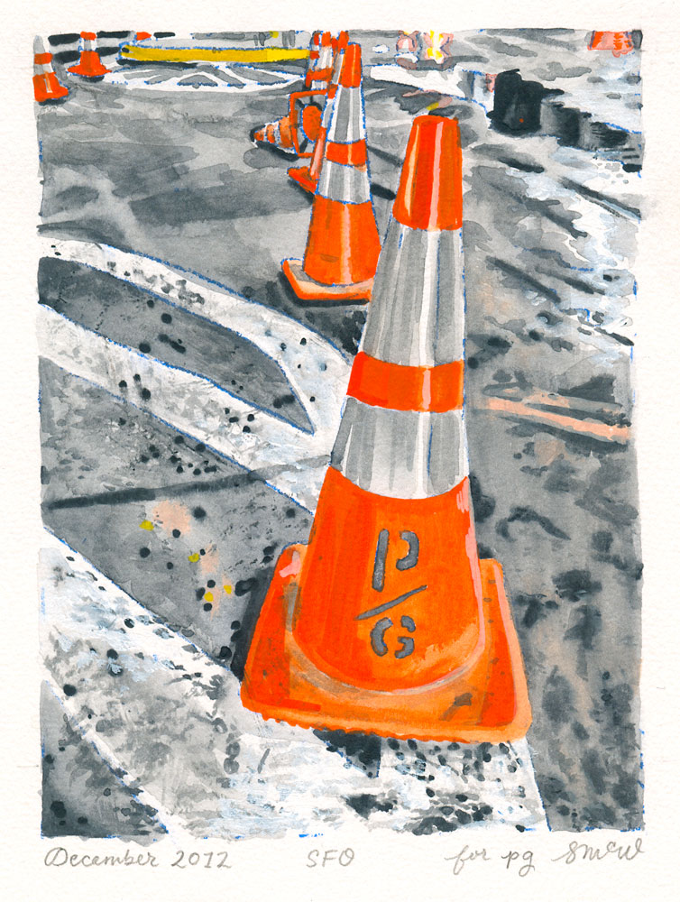 The Traffic Cone Series Sam McWilliams